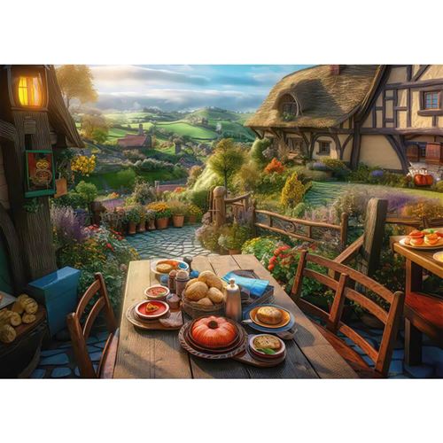 Non Communiqué Puzzle 1000 Pièces : Petit-Déjeuner Avec Vue Schmidt