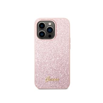 Étui GUESS Magnétique Pour IPhone 11 à 14 - Motifs Beige Doré - Cuir Synthétique - Occasion