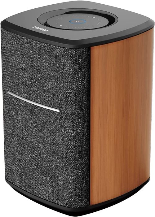 Enceinte Multi-Room Edifier Ms50A Bluetooth WiFi Airplay 2 Streaming 40W Bois