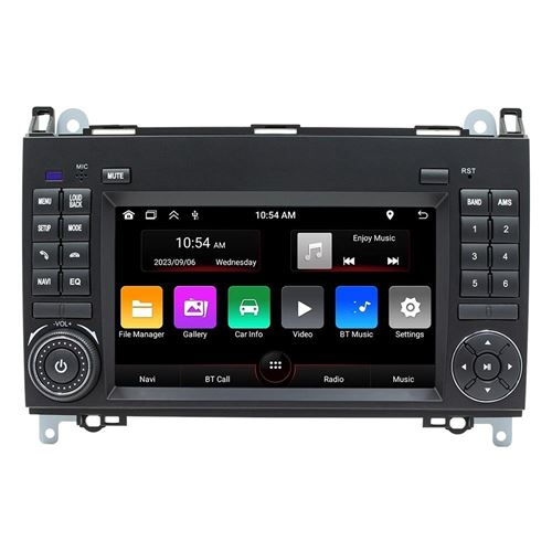 Autoradio Android Navigation Bluetooth FM Radio 2+32GB Écran 7 Pouces HD YONIS