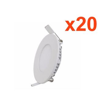 Spot Encastrable LED Downlight Panel Extra-Plat 12W Blanc Froid 6000k