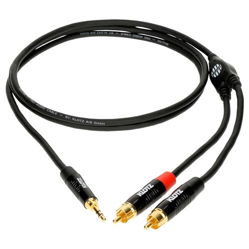 Klotz - Câble Y mini-Jack TRS vers 2x RCA mâles - 1.5m - Image 3