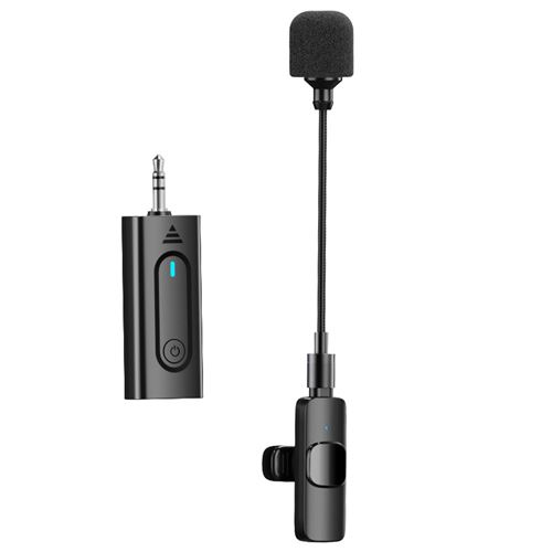 GENERIQUE - Microphone Cravate sans fil - Pour Enseignement et Conférence - Noir - Image 2