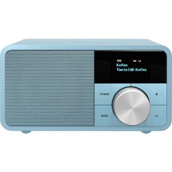 Sangean Genuine Mini DDR-7 Radio de table DAB+, FM AUX, Bluetooth turquoise - 1