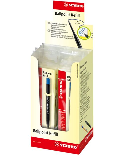 Non Communiqué Bleu Stabilo 2/041-02 Recharge Pour Stylos Moyen 10 Pièce(S)