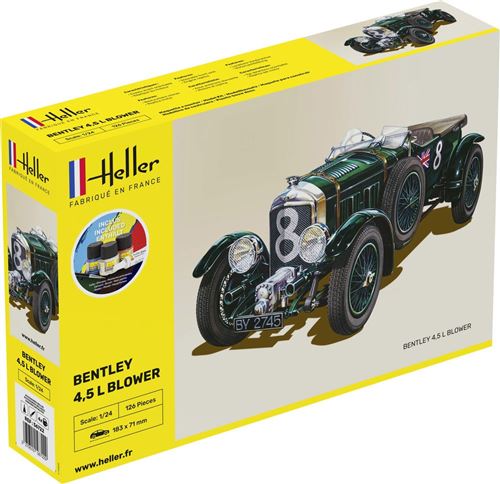 Maquette Heller STARTER KIT (Kit de d&eacute;marrage) Bentley Blower- 1/24 -