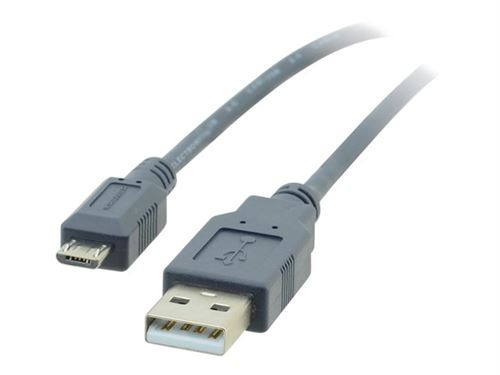 Kramer C-USB/MicroB-6 - Câble USB - USB (M) pour Micro-USB de type B (M) - USB 2.0 - 1.8 m - moulé - gris