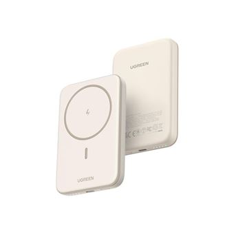 Ugreen - Draadloze voedingsbank - Li-Ion - 5000 mAh - 18.5 Wu - 15 Watt - 3 A - PD 3.0, QC 2.0, USB BC 1.2 (24 pin USB-C) - 1