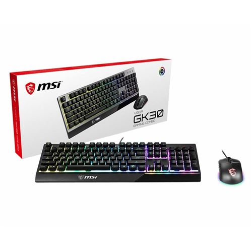 Msi Noir Pack Clavier Souris Gamer - Image 2