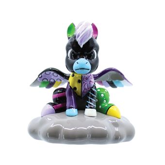 Figurine Disney Britto - Hercule - Mini Pégase Noir En Window Box