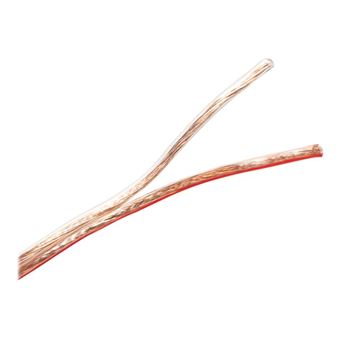 LogiLink - Câble de haut-parleur - 1.5 mm² - 50 m - transparent - 1