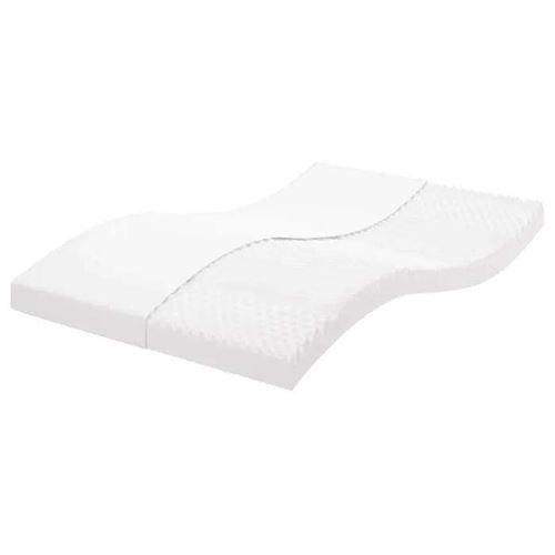 Matelas mousse 140x220 cm vidaxl accueil ferme soutien moelleux epaisseur 10 cm 7 zones housse de matelas