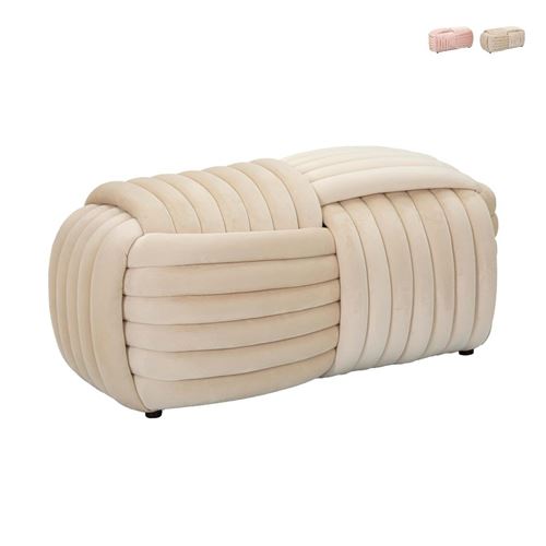 Mauro Ferretti - Banc en tissu Softy 90 x 45 x 45 cm