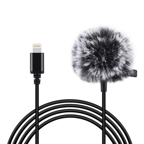 Non Communiqué Noir Microphone Puluz Pu426 8Pin 1.5M