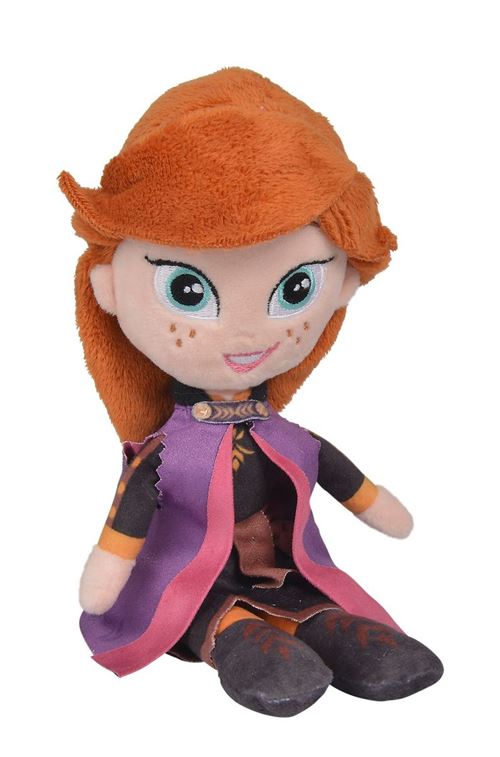Peluche Disney Anna du dessin animé reine des neiges elle mesure 20 cm de haut marque Simba (2979)