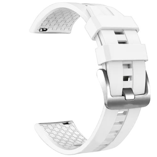 Non Communiqué Blanc Bracelet De Montre Compatible Avec Huawei Watch Gt 2 46Mm, Silice
