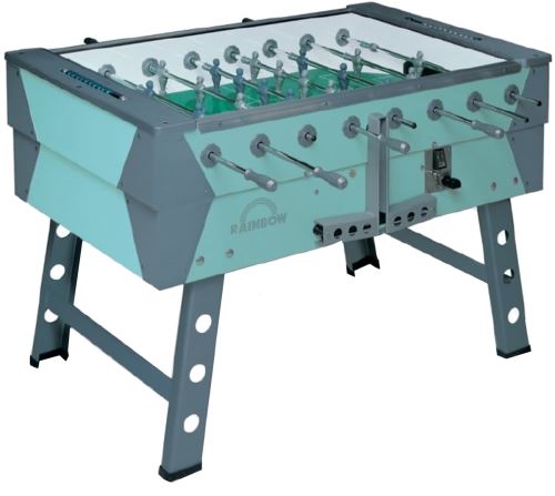 FAS Table de football arc-en-CP Outdoor 114,5 x 70 x 87 cm vert