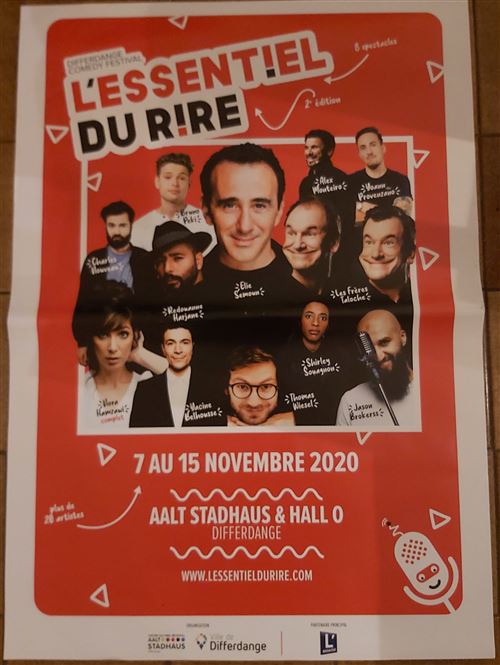 Elie Semoun - Thomas Wiesel - Jason Brokerss - Bruno Peki - 60x84cm - Affiche