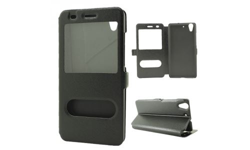 Etui folio à rabat latéral avec fenêtre Huawei Y6-2