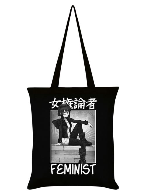 Tokyo Spirit Fourre-tout Feminist 38 x 44 cm noir