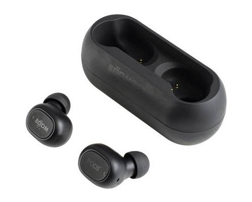 Boompods Boombuds GO - Werkelijk draadloze koptelefoon met micro - inwendig - Bluetooth - zwart
