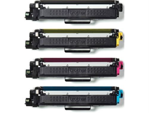 Kit de recharge toner compatible 4 couleurs pour imprimante BROTHER DCP  L3510CDW