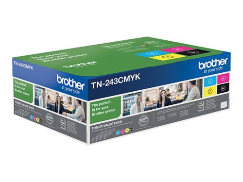 ColorKing TN-243CMYK TN247 Compatible Toner Brother DCP-L3550CDW Brother  TN243CMYK pour Toner Brother MFC-L3750CDW DCP L3550CDW MFC-L3770CW  HL-L3270CDW HL-L3210CW HL-L3230CDW DCP-L3510CDW (5 Pack) : :  Informatique