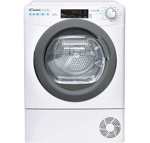 Candy Rapidó Cso H10A2Trex-47 - Sèche-Linge - WiFi - Largeur : 60 Cm - Profondeur : 60 Cm - Hauteur : 86.5 Cm - Chargement Frontal - Blanc