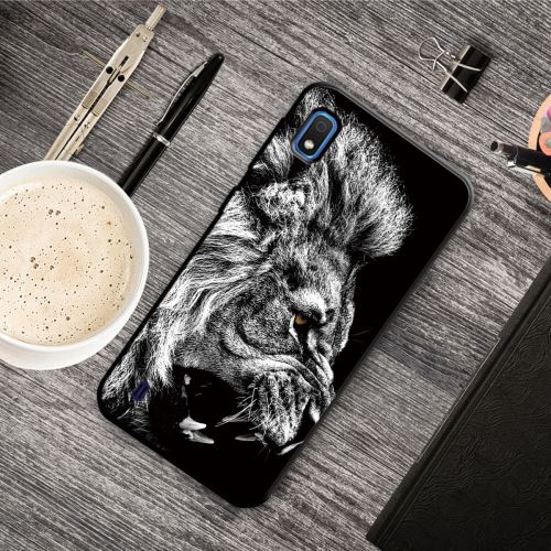 Coque en TPU impression de modèle Lion pour votre Samsung Galaxy A10