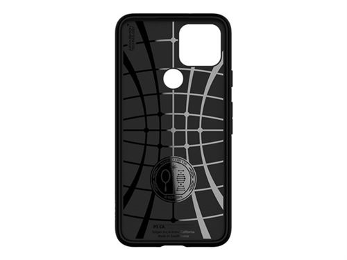 Spigen Core Armor - Achterzijde behuizing voor mobiele telefoon - thermoplastic polyurethaan (TPU) - matzwart - voor Google Pixel 5