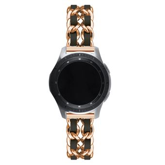 Bracelet en metal PU Tricot de 22 mm or rose noir pour votre Samsung Gear S3 Galaxy Watch 46mm Huawei GT 2 46mm Huami Amazfit Watch 1 2 Accessoires bracelet et montre connectee Achat