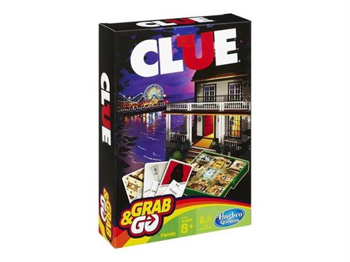 Hasbro Gaming CLUE - Clue Grab & Go - bordspel, raadspelletje