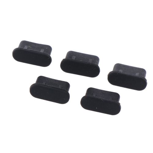 5pcs USB type-c dustproof cover cap jack charger plug port anti-dust plug
