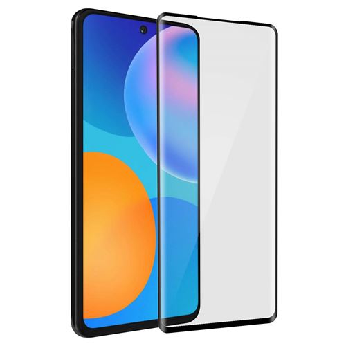 BigBen CONNECTED - Schermbeschermer voor mobiele telefoon - 2.5D - glass - framekleur black - voor Huawei P Smart 2021