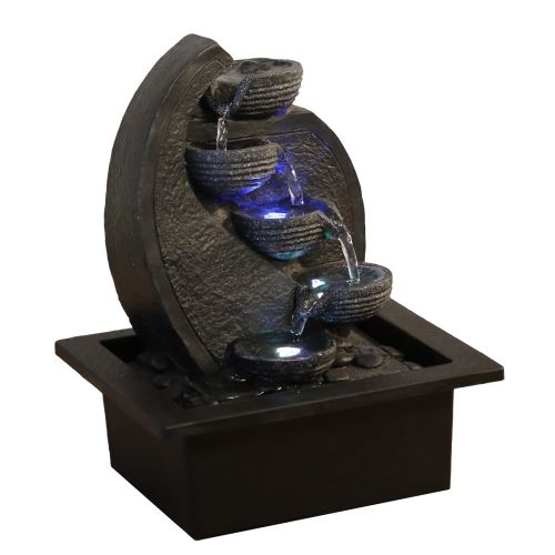Meilleurs prix pour Fontaine d'intérieur en cascade shigeki - multicolore