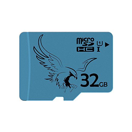 BRAVEEAGLE 32Go Carte micro SD Classe 10 U1 Carte microSDHC Vitesse de lecture Jusqu'à 45 Mo/s Carte mémoire pour tablette / smartph