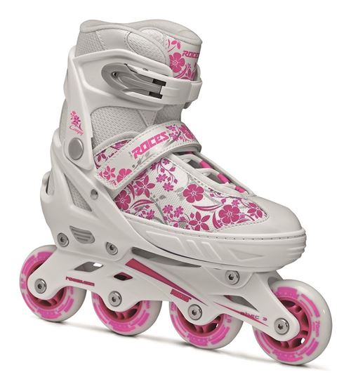 Roces patins à roues alignées Compy 8.0 Girls blanc / rose 30-33