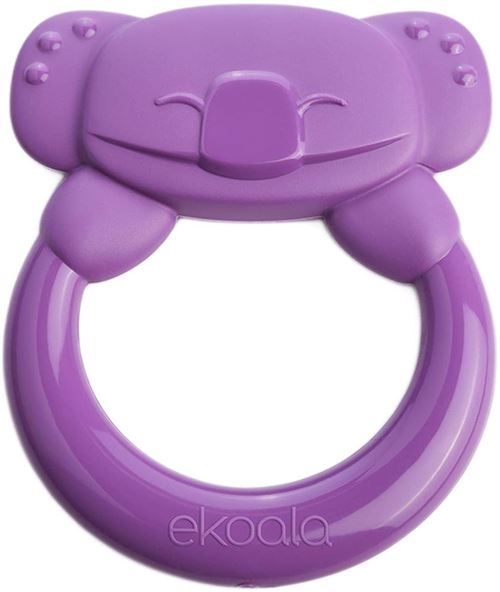 eKoala anneau de dentition eKummy junior 12 x 9 cm violet biologique