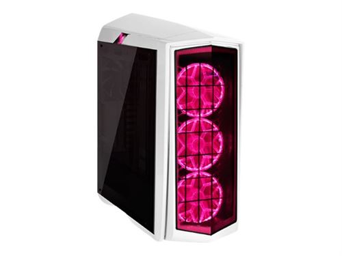 Boitier silverstone sst-pm01w-rgb primera noir/blanc