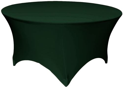 La Lin Nappe Ronde Spandex taille: 139 x 66 x 0.6 cm colorie VERT FONCE