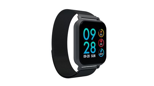 ABYX Montre connectée Fit touch Milano Noir ABYX Montre connectée Fit touch Milano Noir