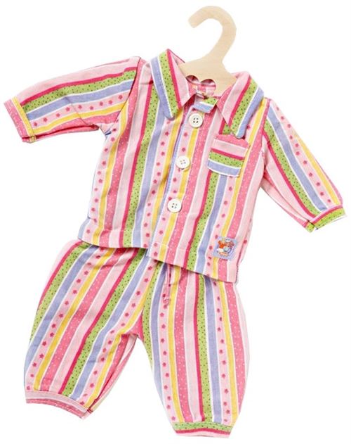 Heless Pyjama rayé pour poupée de 28-35 cm