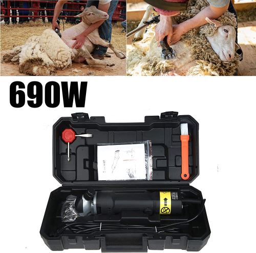 Meilleurs prix pour Vinteky 690 W Tondeuse électrique professionnelle pour chevaux, tonte pour poisson, économie de travail Noir