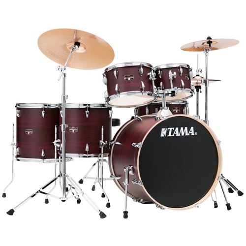 Tama IE62H6W-BWW Imperialstar Burgundy Walnut Wrap batterie 6 pièces