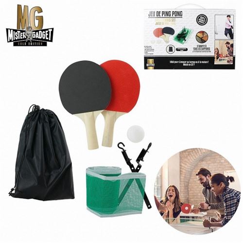 Ping Pong De Table Filet 2 Raquette 2 Balles Housse