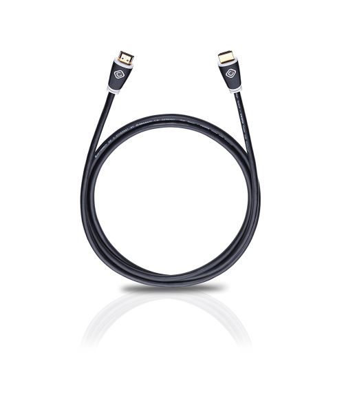 Oehlbach 126 Easy Connect Câble HDMI avec Ethernet 0,75m Noir