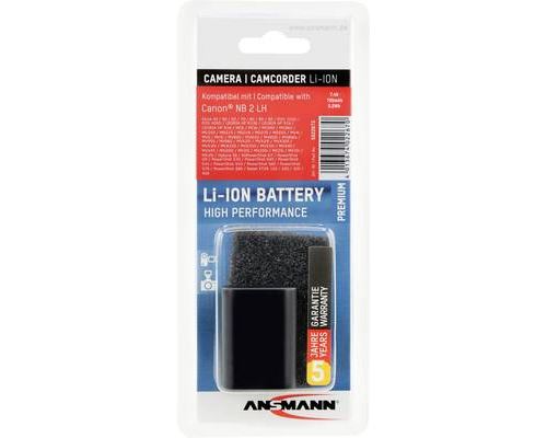 Ansmann A-Can NB 2 LH - Batterie de caméscope - Li-Ion - 720 mAh - pour Canon MV4i, MV4i MC, MVX20i, MVX25i
