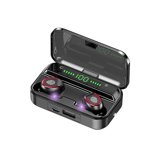 GENERIQUE - Écouteurs Bluetooth Sans Fil - In-ear - Stéréo - Étanche - Noir - Image 2