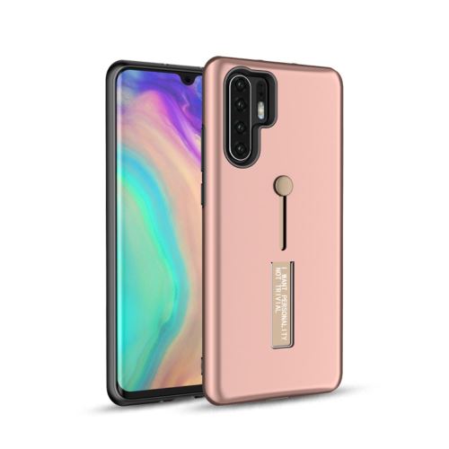 Coque en TPU béquille hybride à prise en main or rose pour votre Huawei P30 Pro