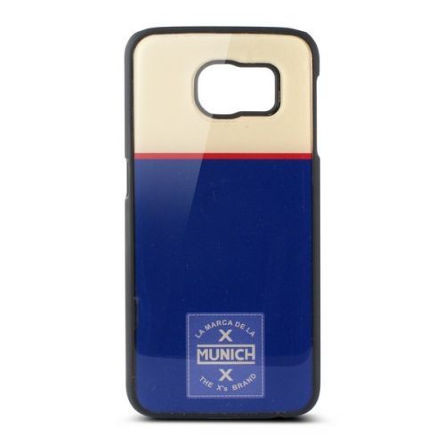Protection pour téléphone portable Samsung Galaxy S6 Munich Retro Line Polycarbonate Bleu Blanc